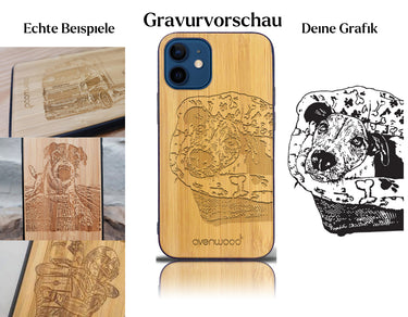 INDIVIDUELL iPhone 12 mini Bambus-Kunststoff